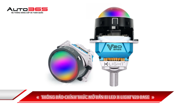 THÔNG BÁO CHÍNH THỨC MỞ BÁN BI LED X-LIGHT V20 BASE 2025
